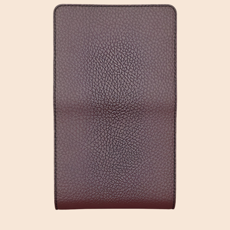 Foldover Leather Purse