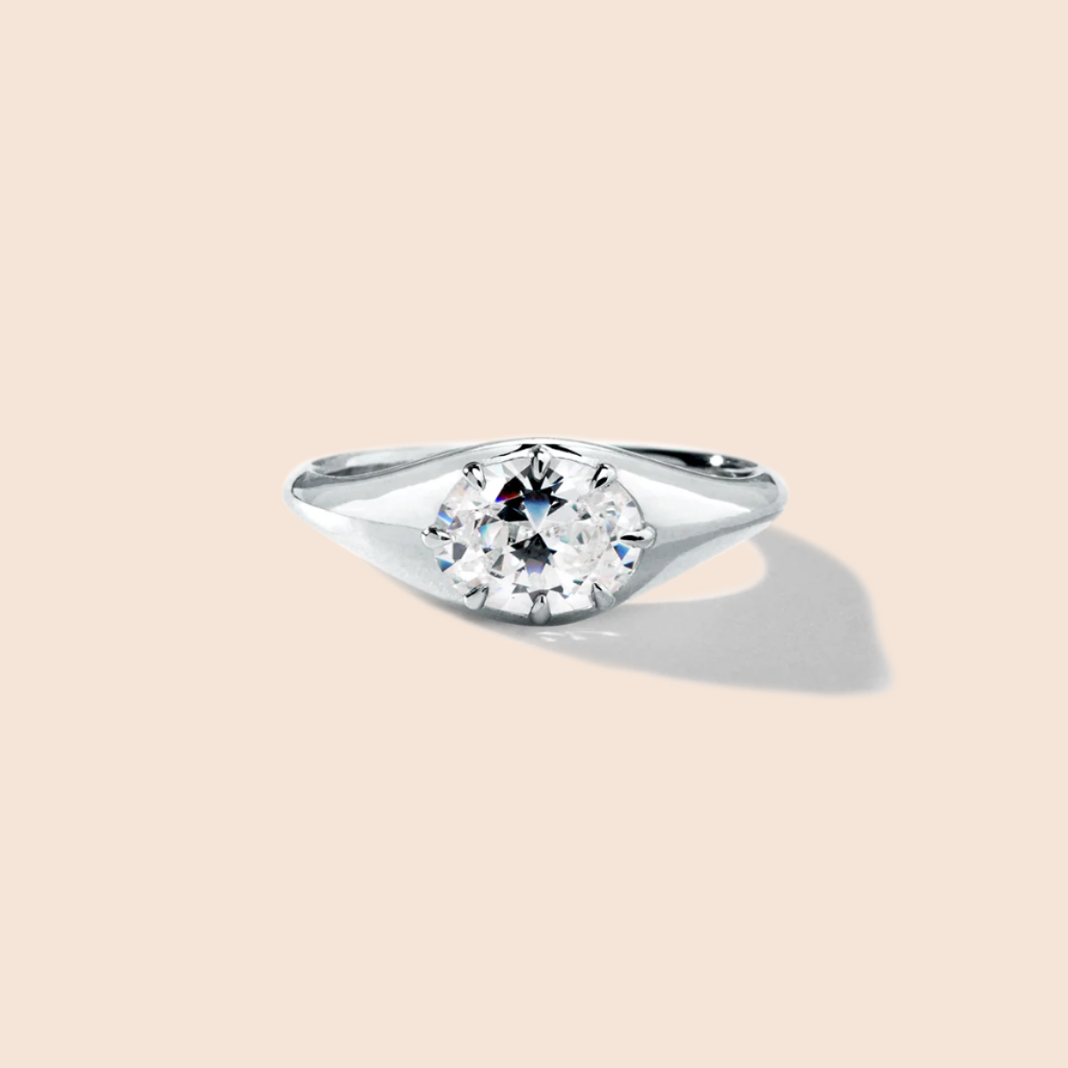 18K White Gold