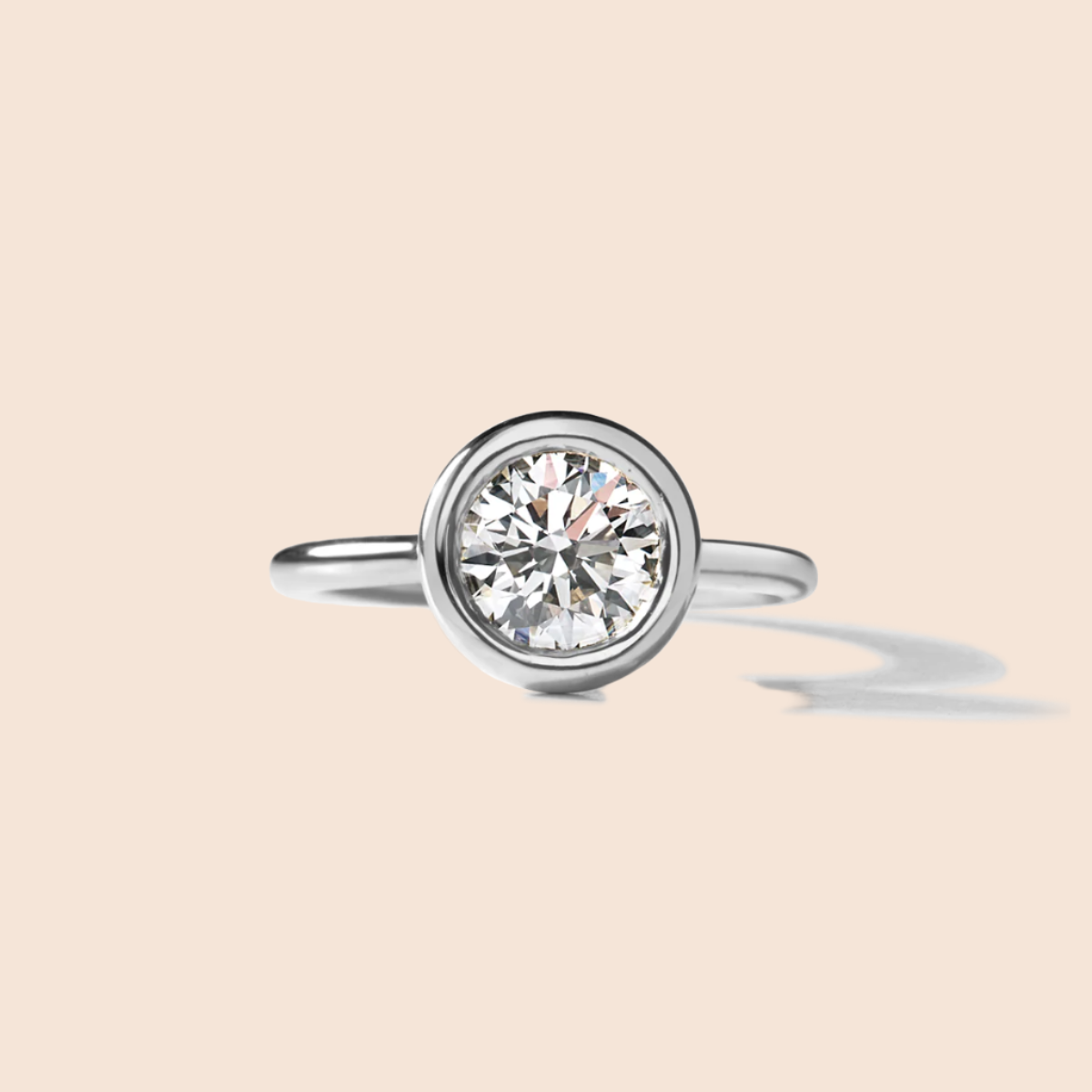 18k white gold