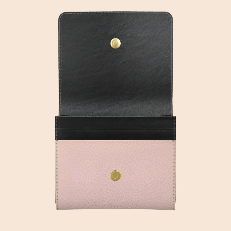 Foldover Leather Purse