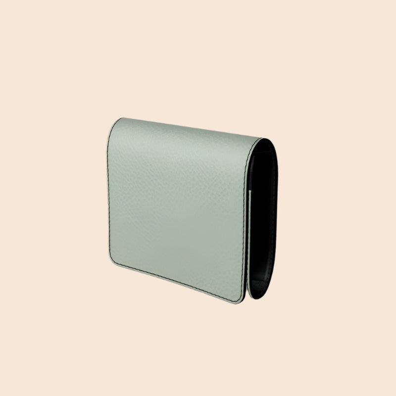 Foldover Leather Purse