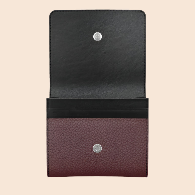 Foldover  Leather Purse