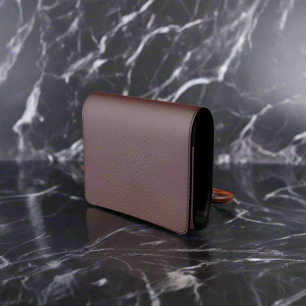 Foldover  Leather Purse