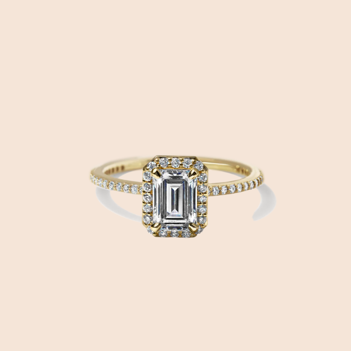 18K Yellow Gold Emerald